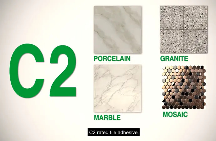 Color of Tiles and Adhesive